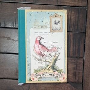 Vintage Bird-Themed Junk Journal Planner